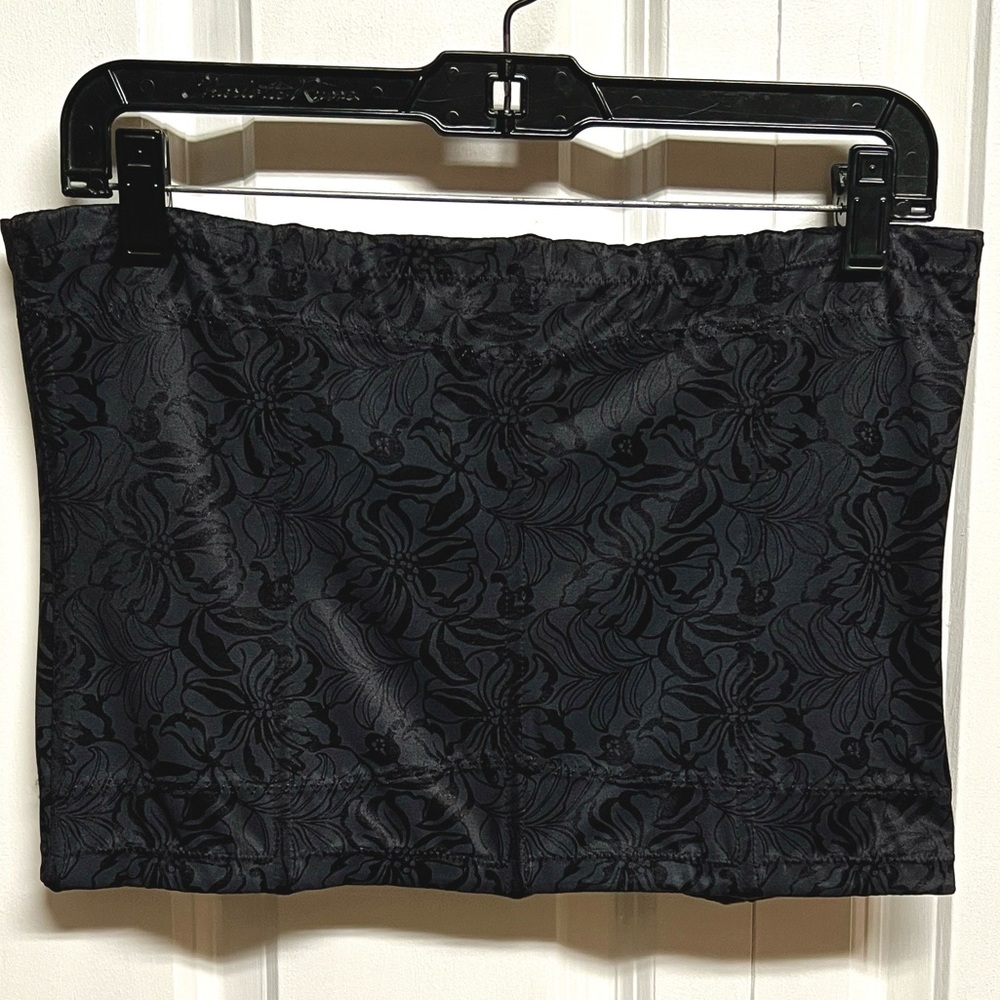 Maidenform Black Floral Jacquard Waistnipper Size 3XL